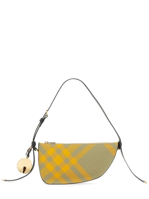 Burberry Shield Check Mini Shoulder Bag Hunter