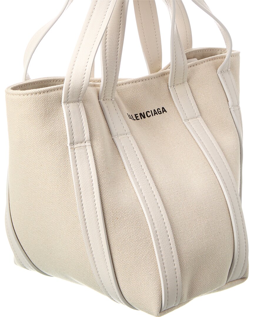 Balenciaga Everyday 2.0 XS North-South Canvas & Leather Tote