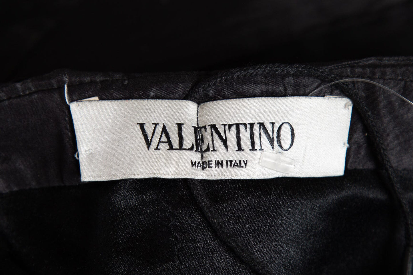 Valentino Black Taffeta Mini Skirt SZ XS