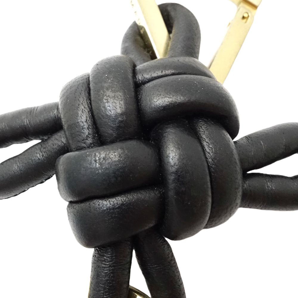 Bottega Veneta Leather Triangle Keyring