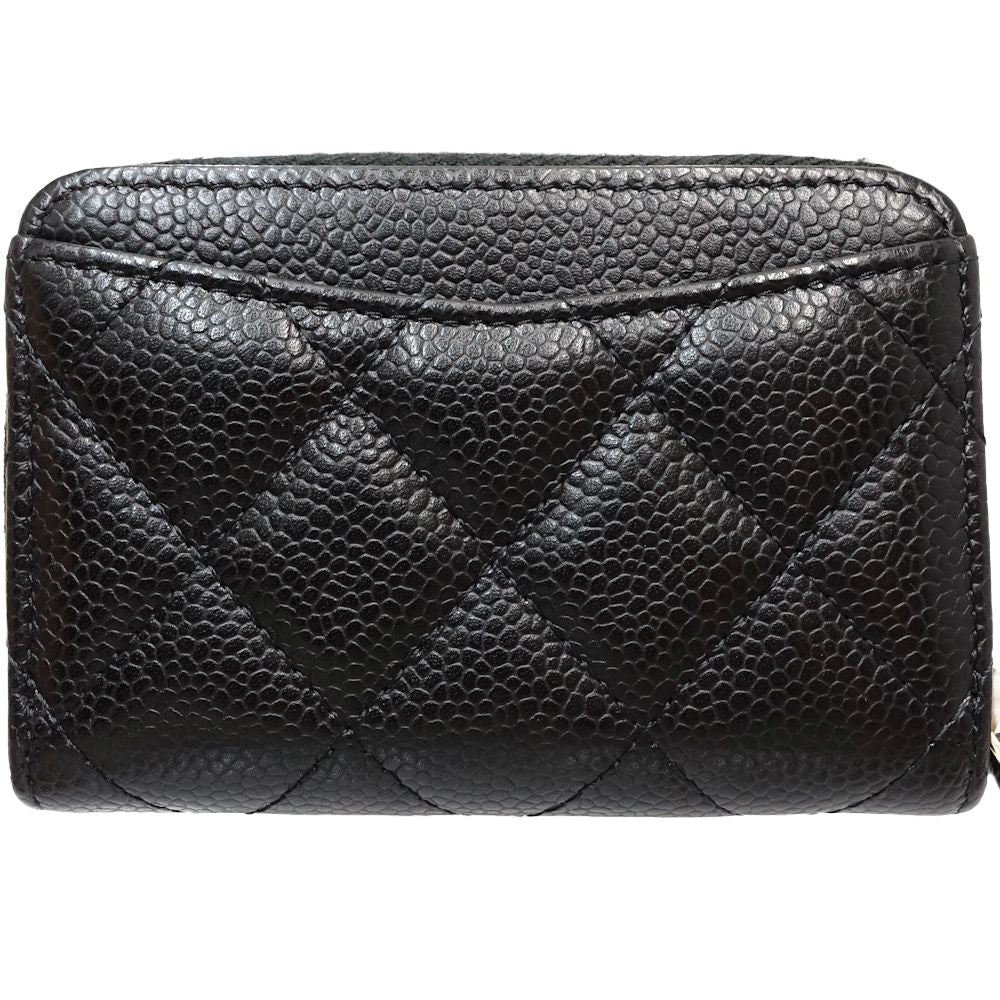 Chanel Caviar Skin Coin Case Classic Zip AP0216