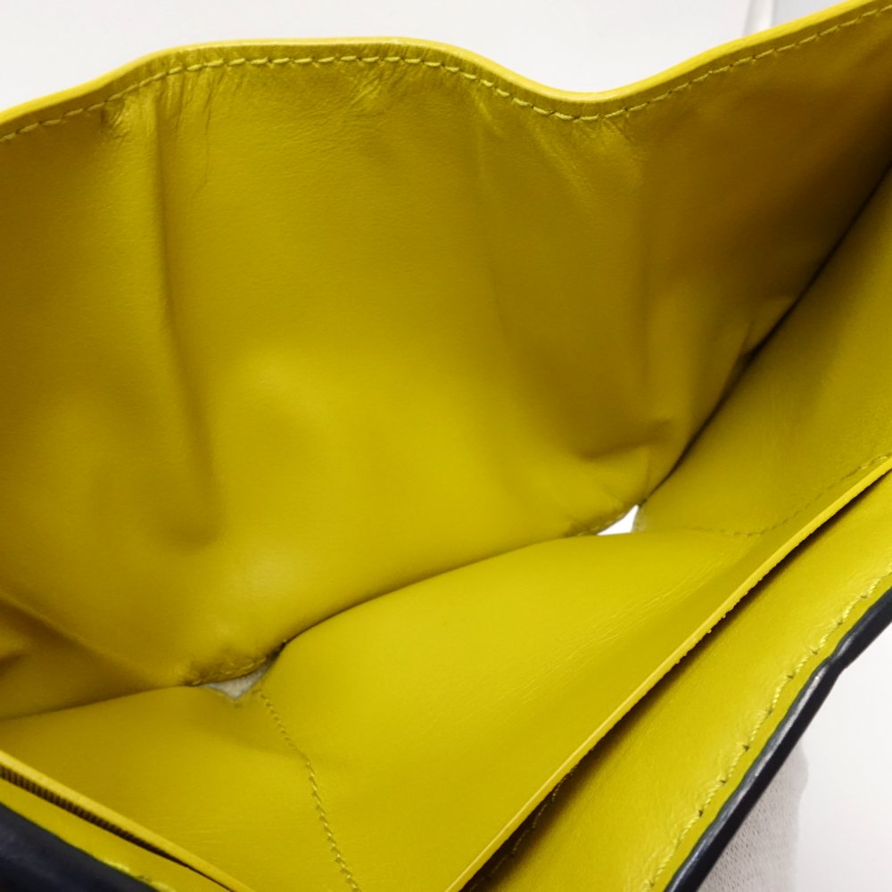 Bottega Veneta Leather Trifold Wallet Intrecciato