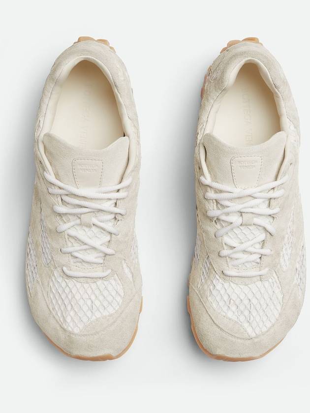 Bottega Veneta Orbit Low Top Sneakers Sea Salt