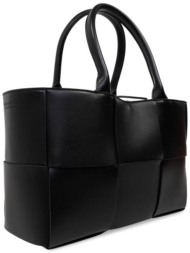 Bottega Veneta Arco Intrecciato Small Tote Bag Black