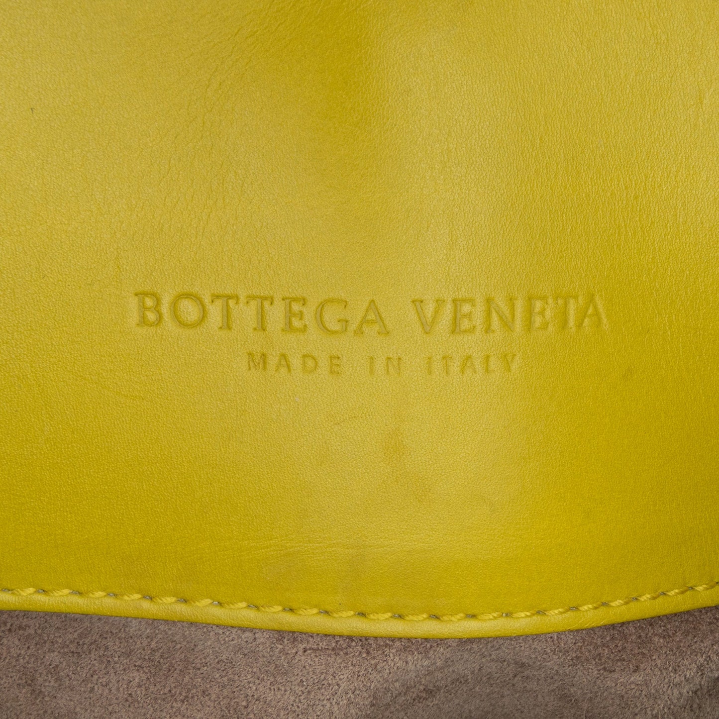 Yellow Bottega Veneta Small Intrecciato Roma Satchel