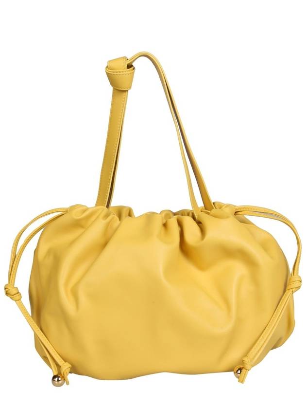 Bottega Veneta Bulb Medium Leather Shoulder Bag Yellow