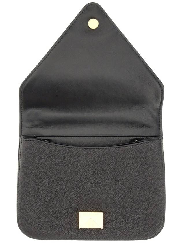 Bottega Veneta Mount Chain Envelope Small Shoulder Bag Black