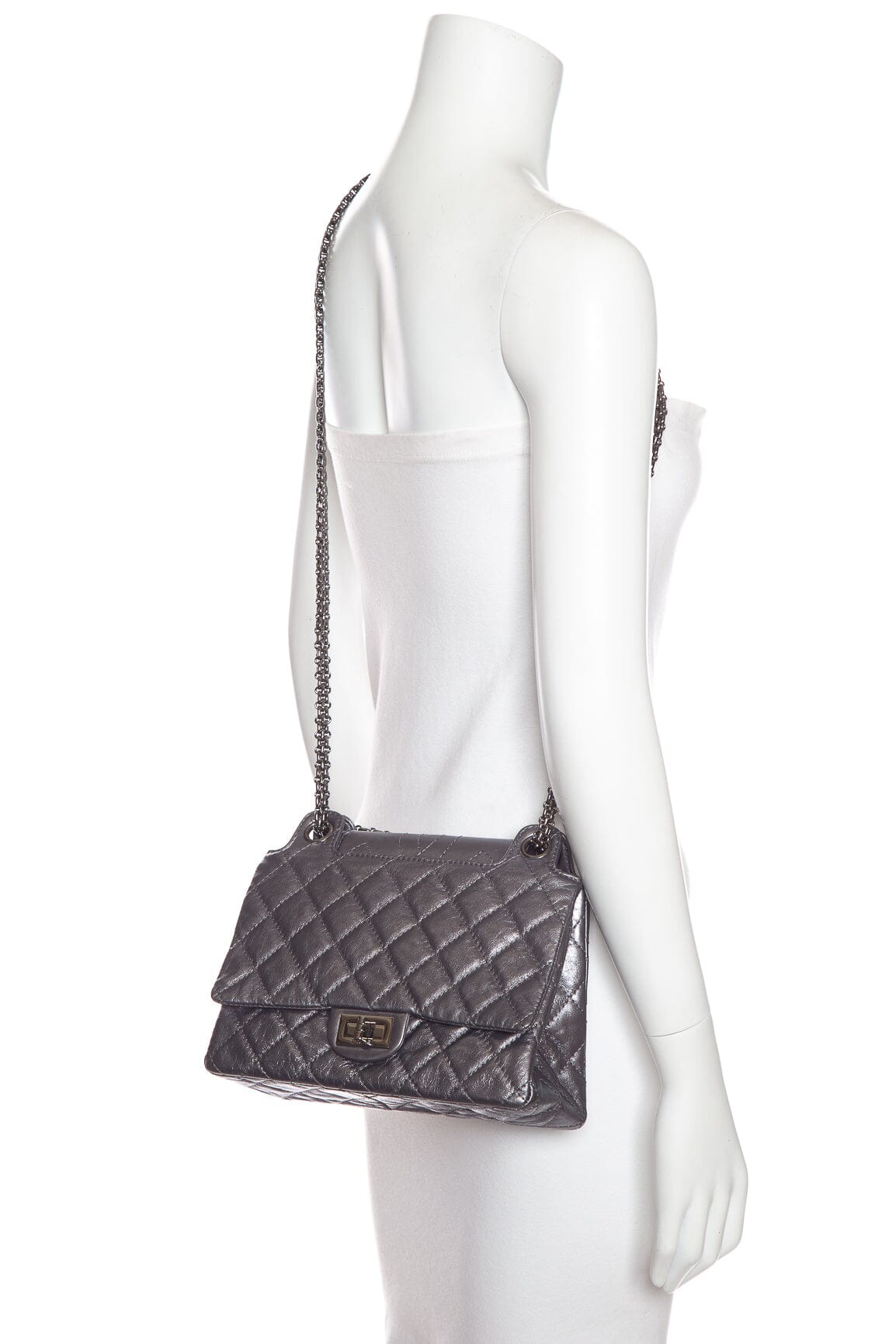 Chanel Silver Re Issue Handbag