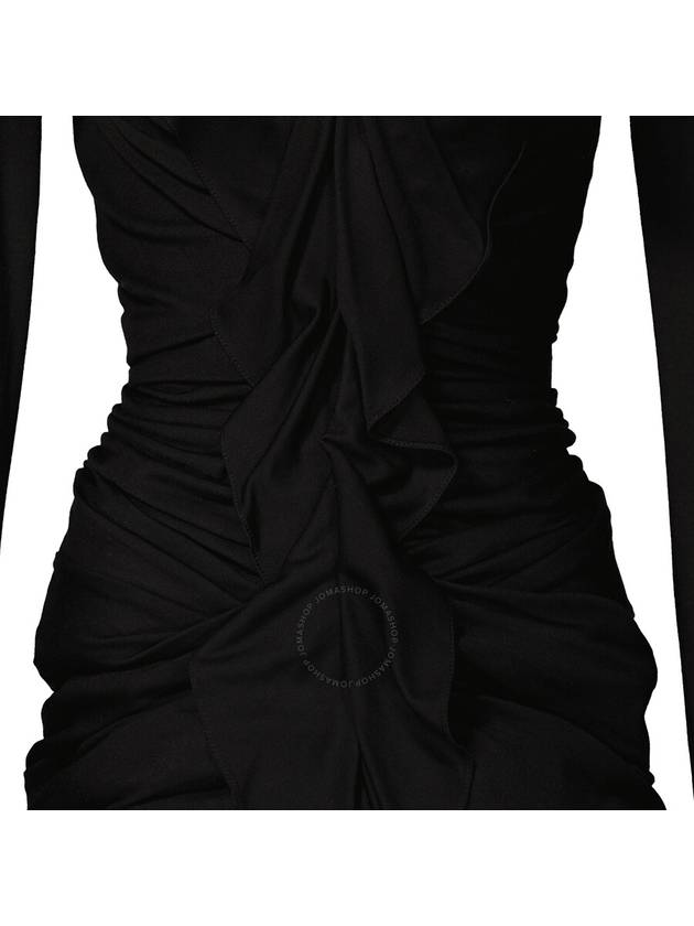 Burberry Burberry Black Edith Long-Sleeved Dress, Brand Size 4 (US Size 2)