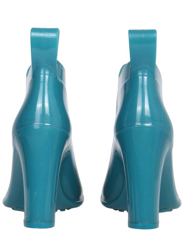 Bottega Veneta Shine Rubber Heel Ankle Worker Boots Blaster