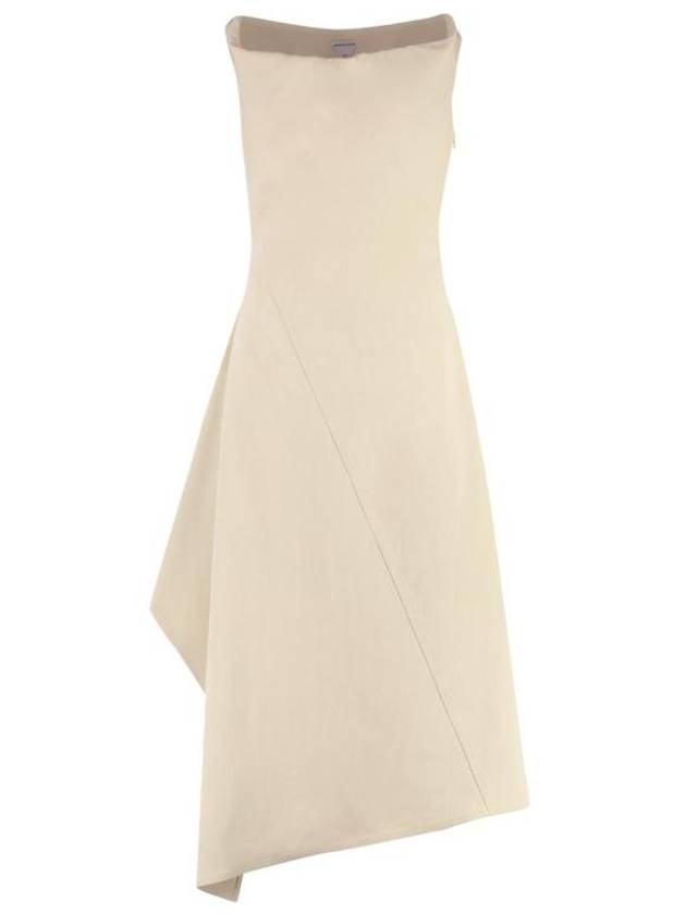 Bottega Veneta Midi Dress 743355V2T30 9016 BEIGE