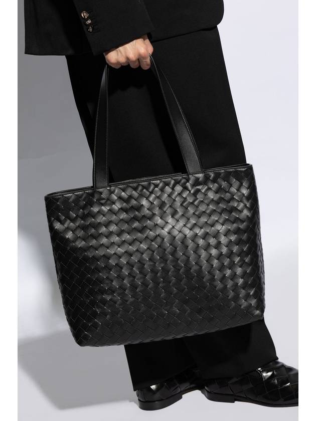 Bottega Veneta 24 F W Bottega Veneta Small Interciato Zipper Tote Bag 795628 V2HL18803 B0011169852