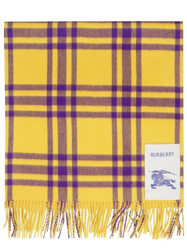 Burberry Check Print Cashmere Scarf 8073497