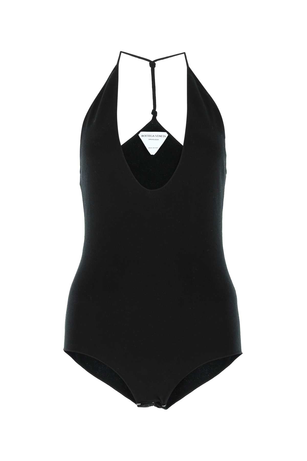 Bottega Veneta Women Black Cashmere Blend Bodysuit
