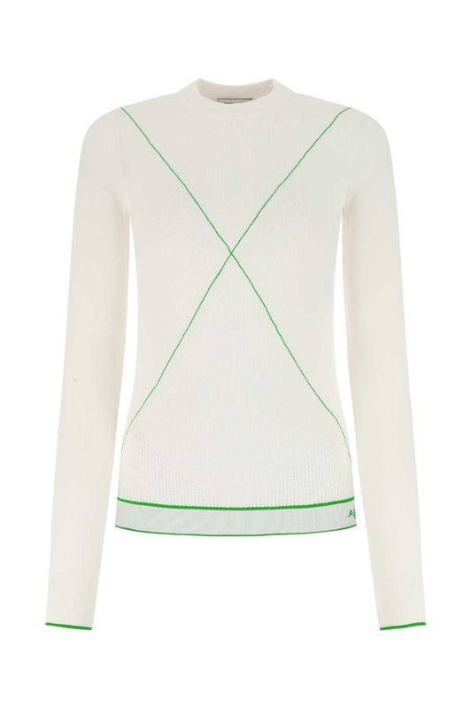 Bottega Veneta Women White Viscose Blend Sweater