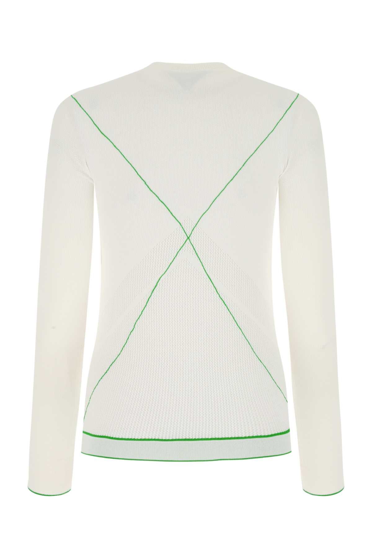 Bottega Veneta Women White Viscose Blend Sweater