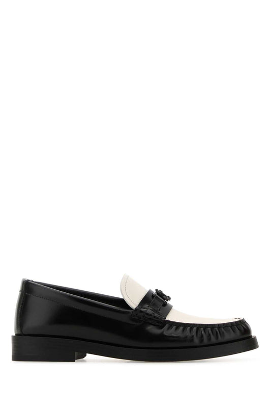 Jimmy Choo Women Two-Tone Leather Addie Loafers
