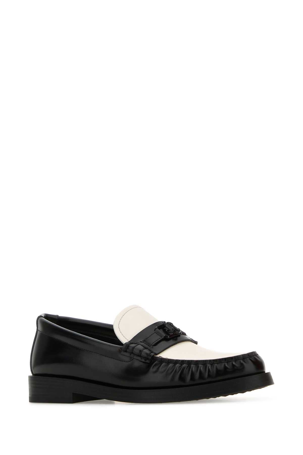 Jimmy Choo Women Two-Tone Leather Addie Loafers