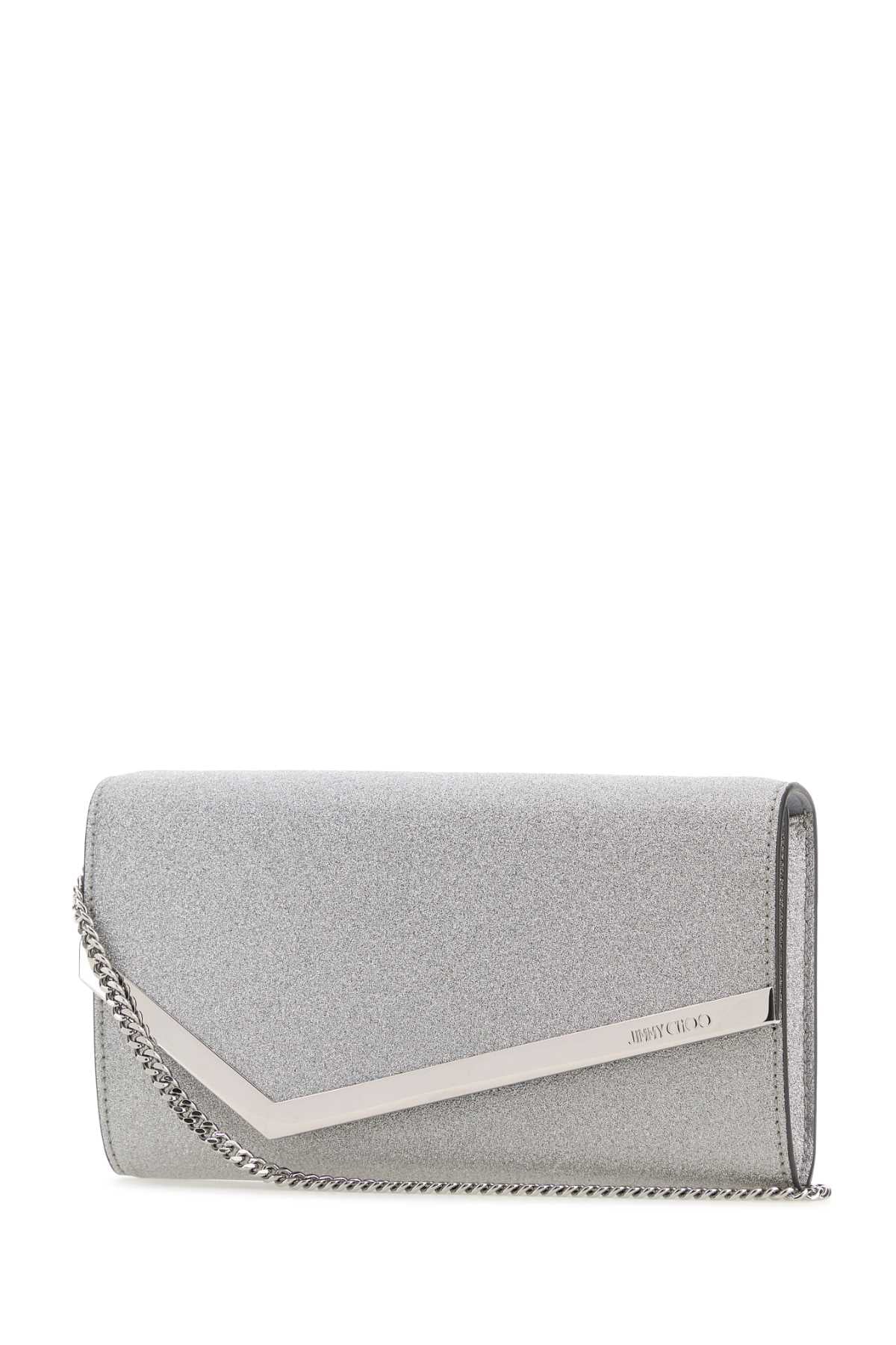 Jimmy Choo Women Embellished Leather Emmie Clutch
