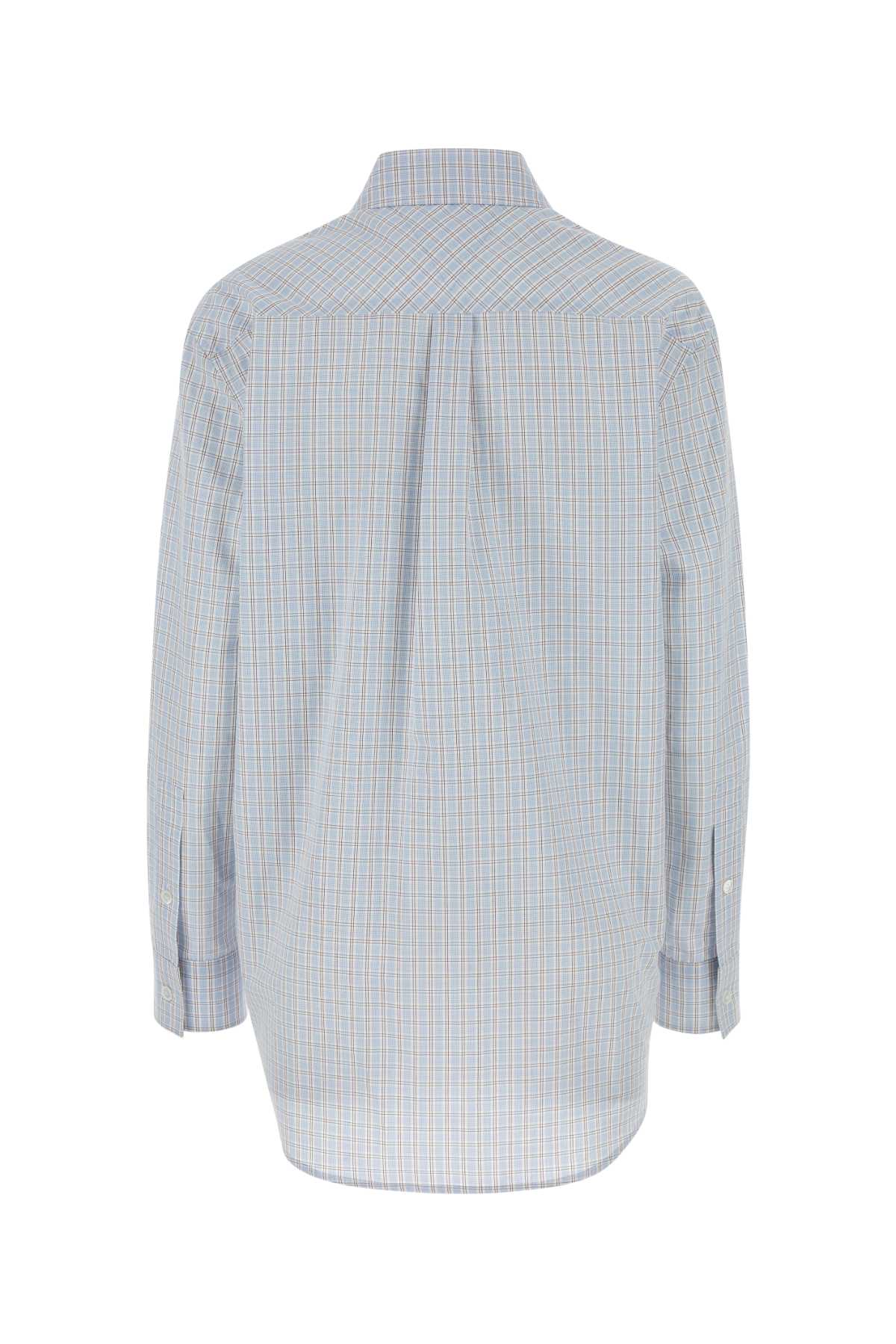 Bottega Veneta Women Embroidered Cotton Blend Shirt