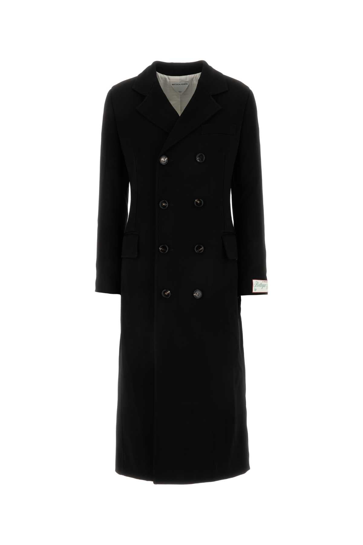 Bottega Veneta Women Black Jersey Coat