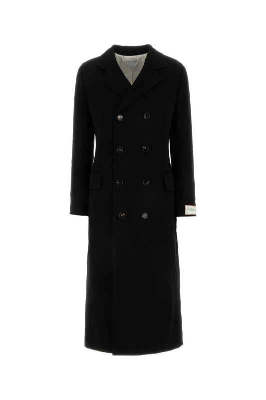 Bottega Veneta Women Black Jersey Coat