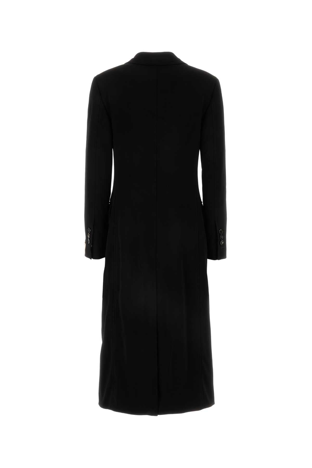 Bottega Veneta Women Black Jersey Coat