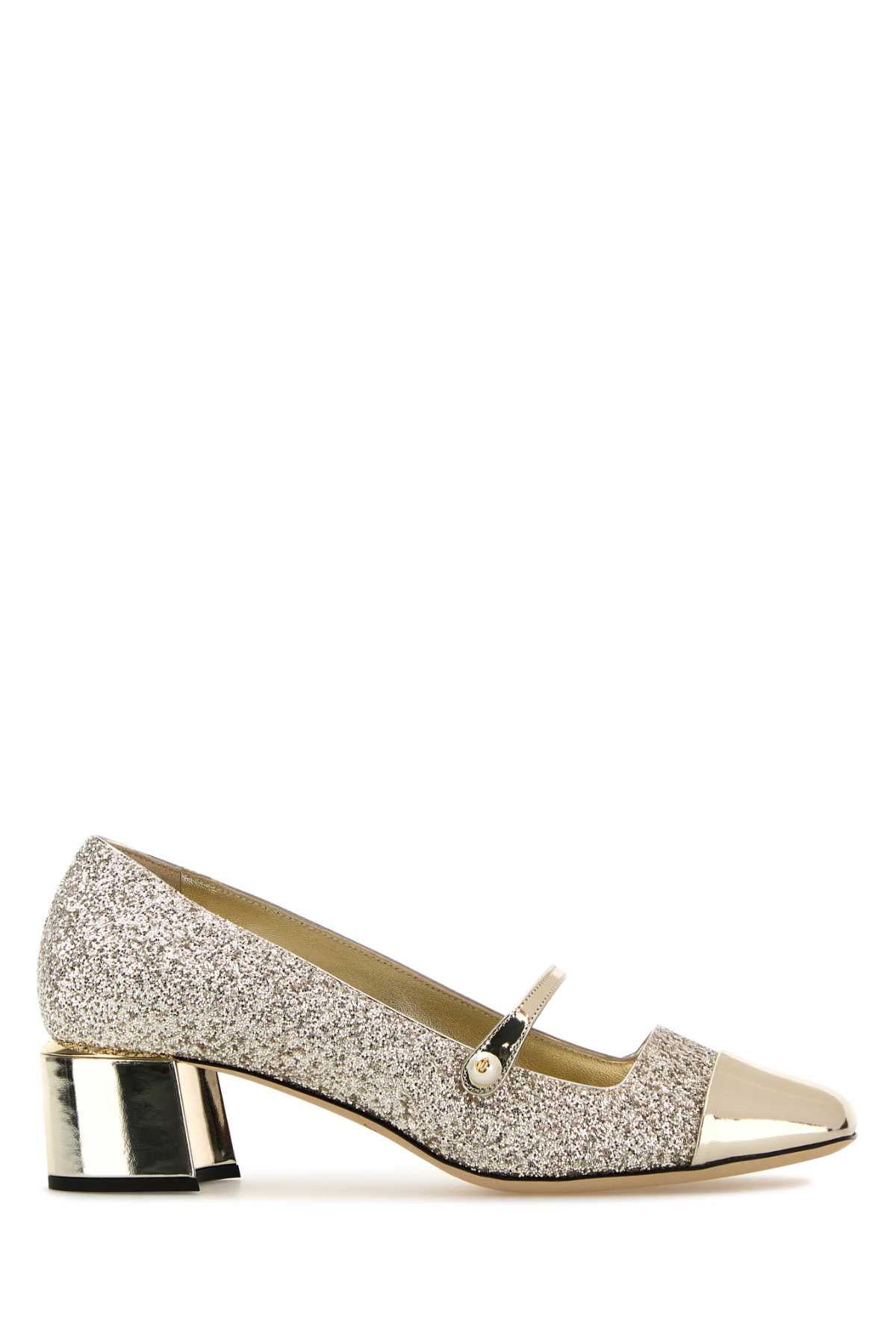 Jimmy Choo Women Embellished Leather Elisa 45 Pumps
