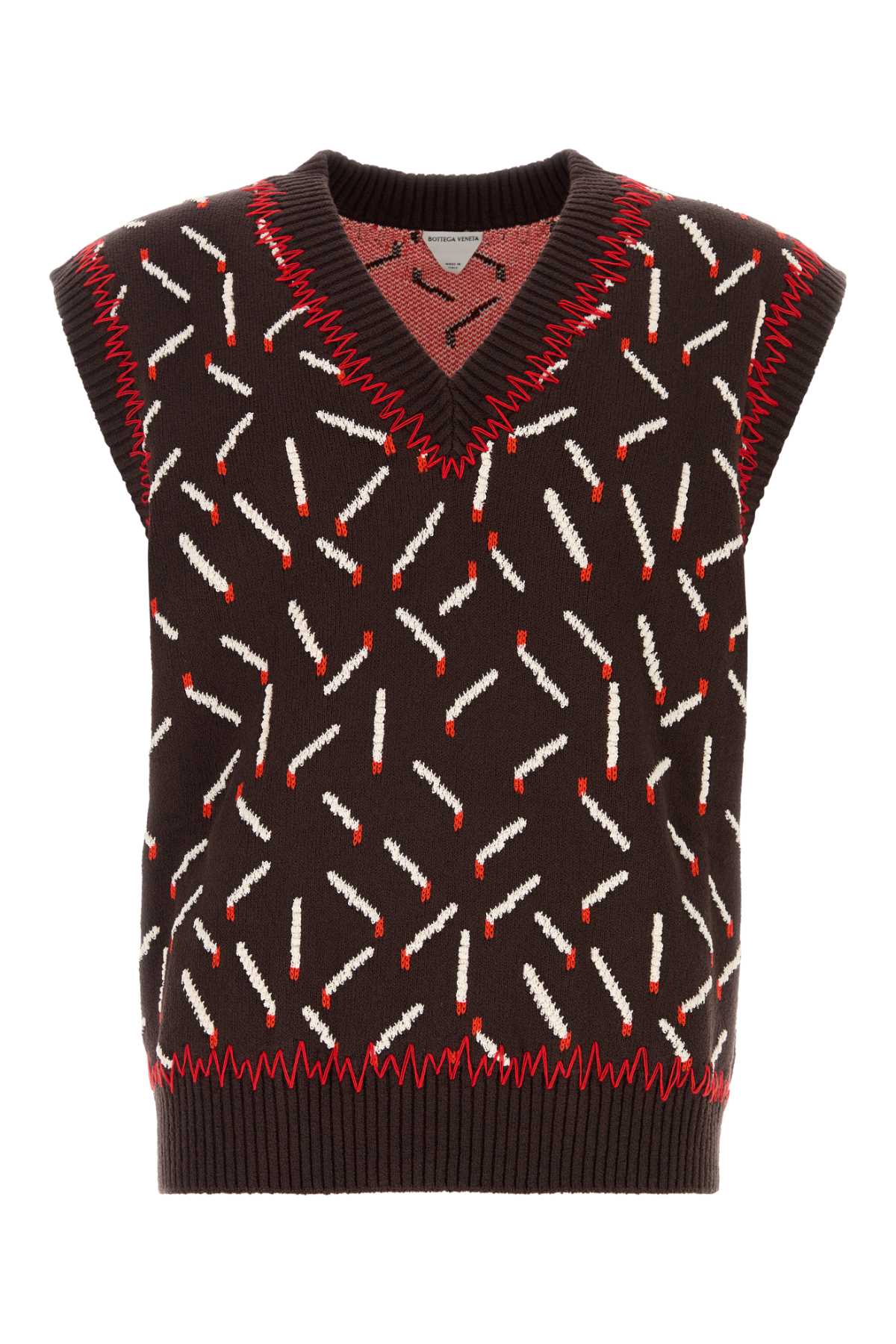 Bottega Veneta Men Embroidered Jacquard Vest