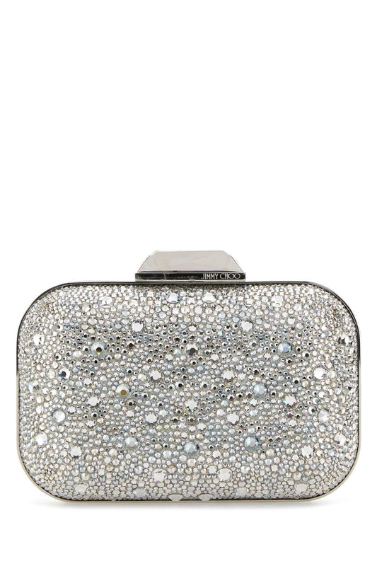 Jimmy Choo Women Embellished Fabric Cloud Clutch
