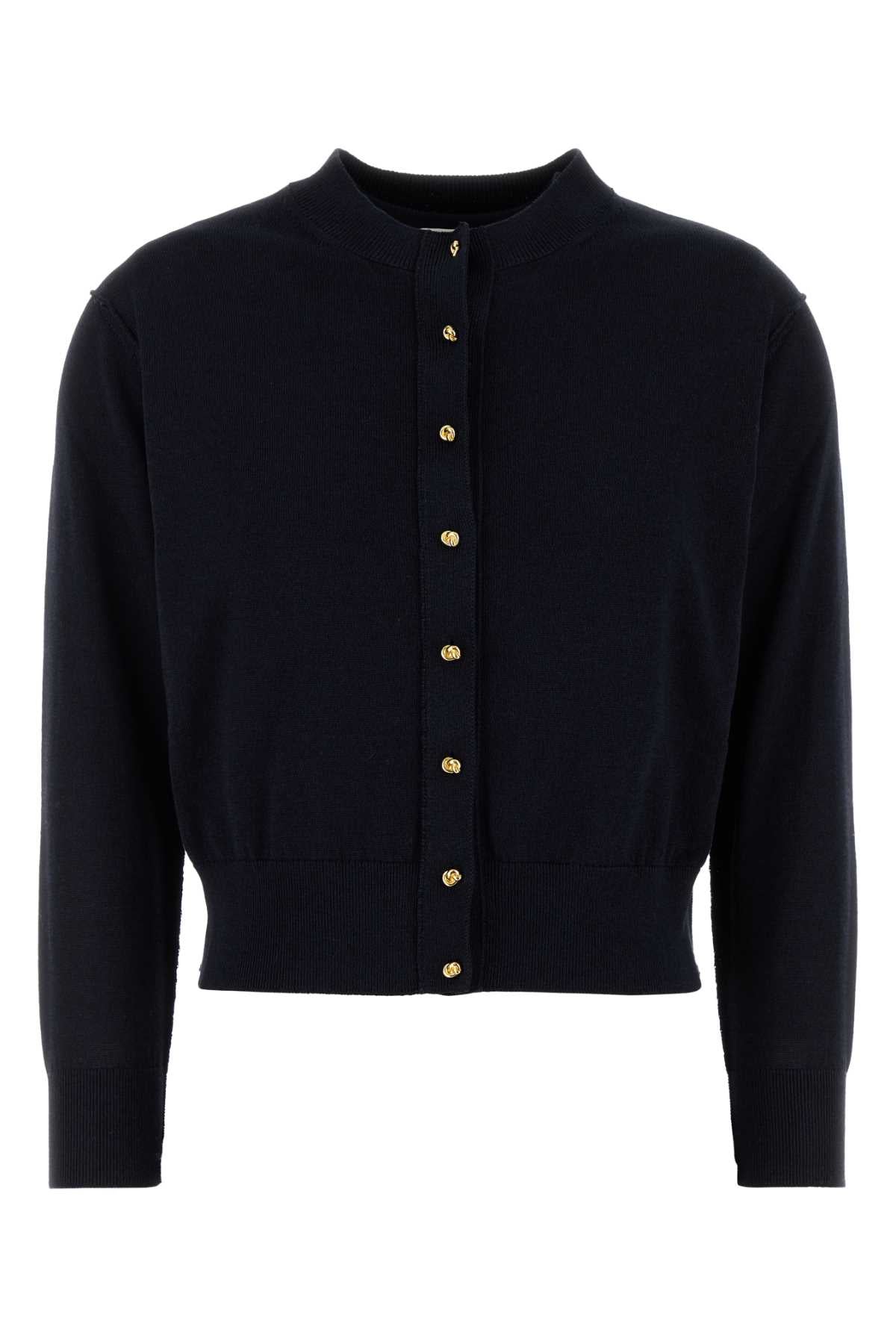 Bottega Veneta Women Midnight Blue Cotton Blend Twin-Set