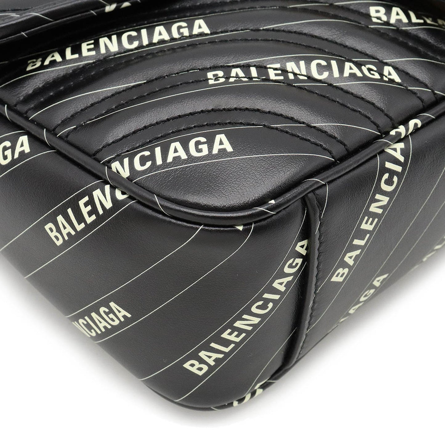 GUCCI BALENCIAGA Balenciaga Collaboration GG Marmont The Hacker Project Small Bag Shoulder Black 443497