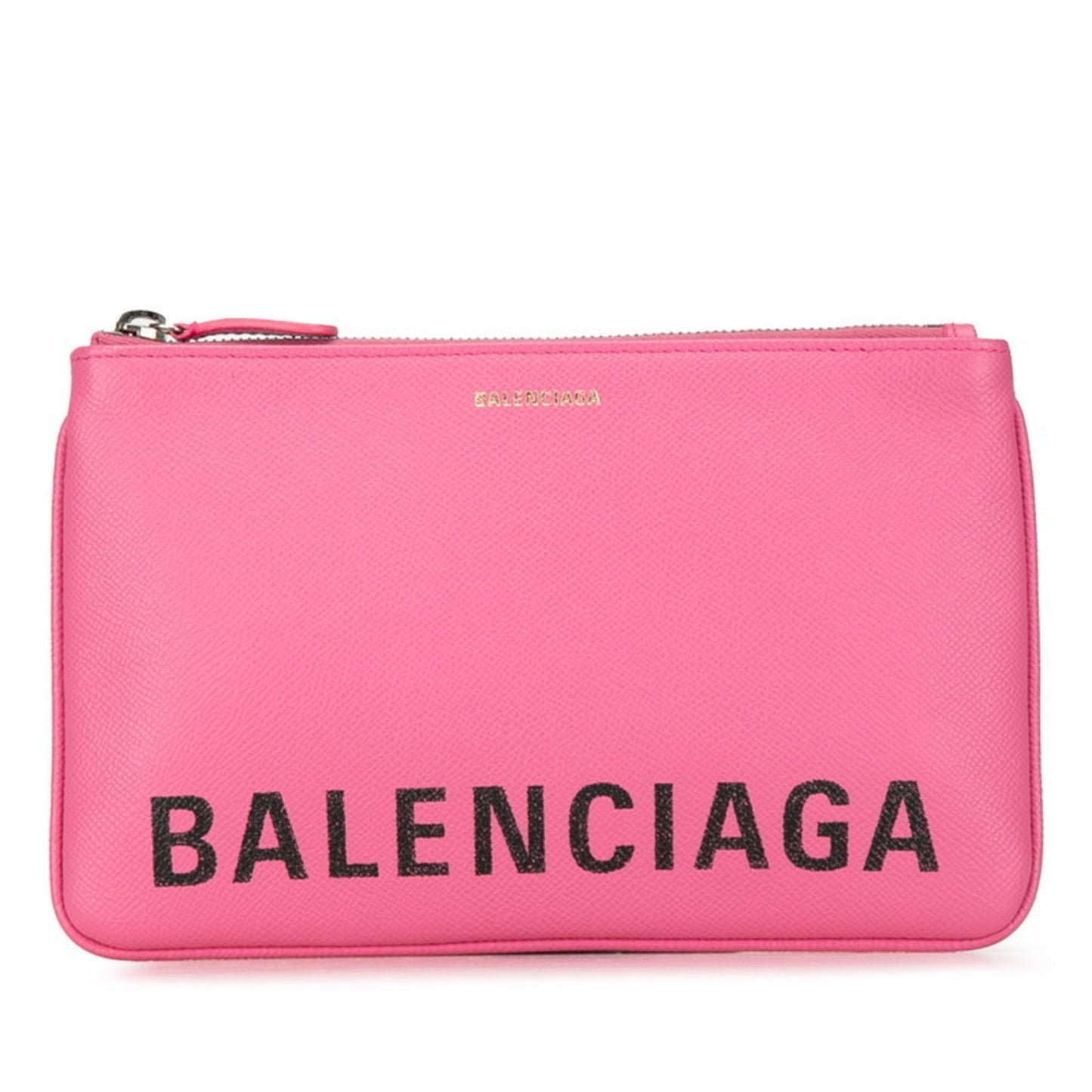 Balenciaga Sac Ville en cuir rose