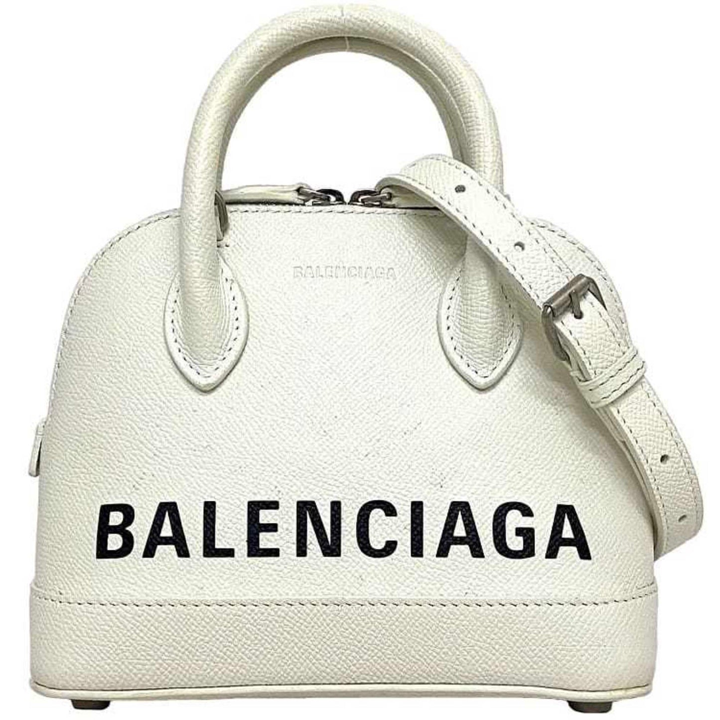 Balenciaga Sac Ville en cuir noir