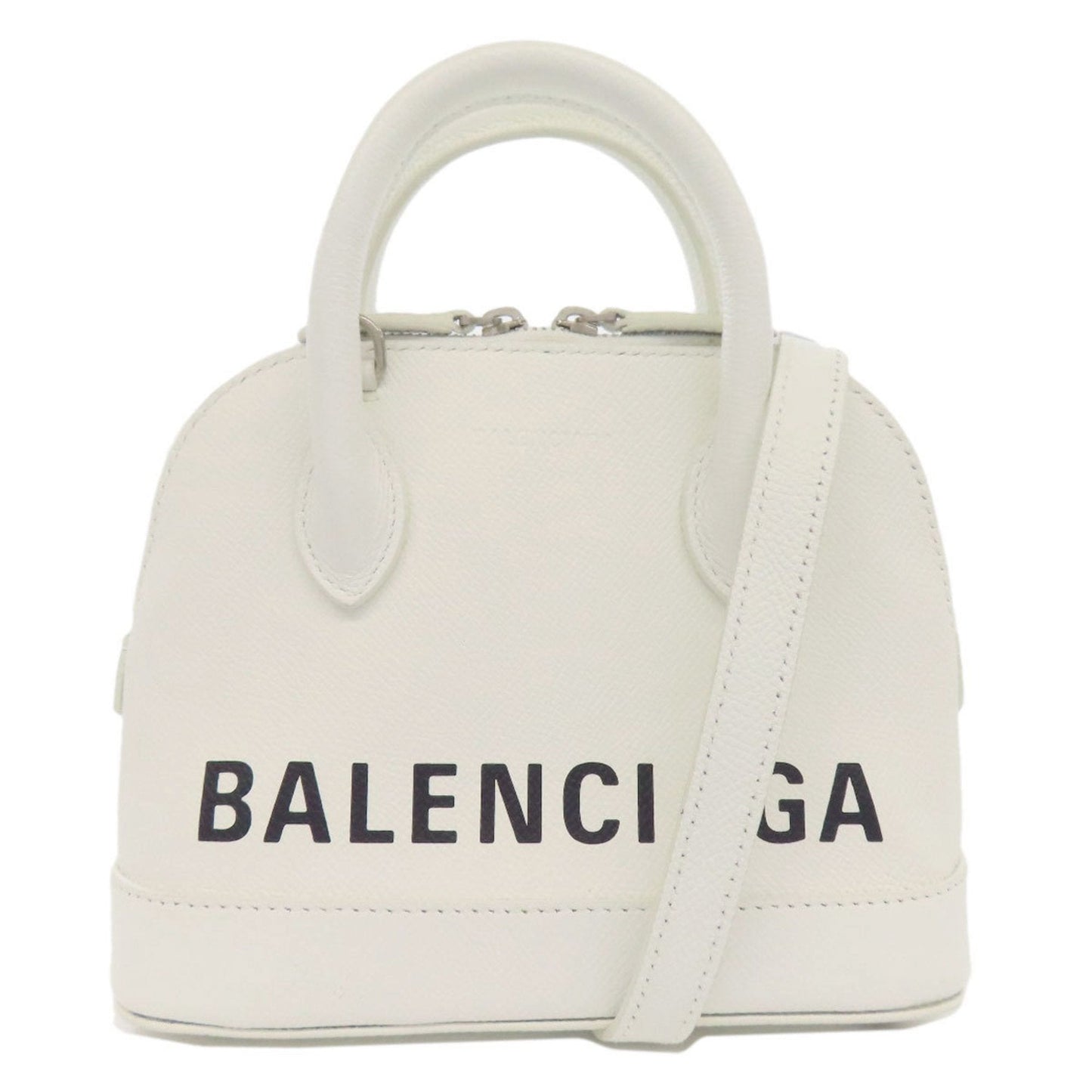 Balenciaga Sac Ville en cuir blanc