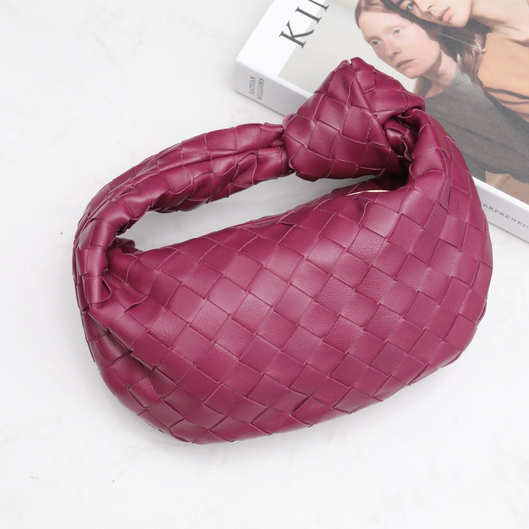 Bottega Veneta mini jodie 28 burgundy lambskin