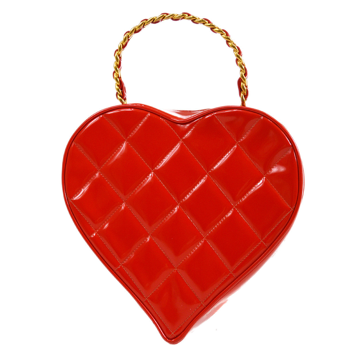 CHANEL * 1995 Heart Vanity Handbag