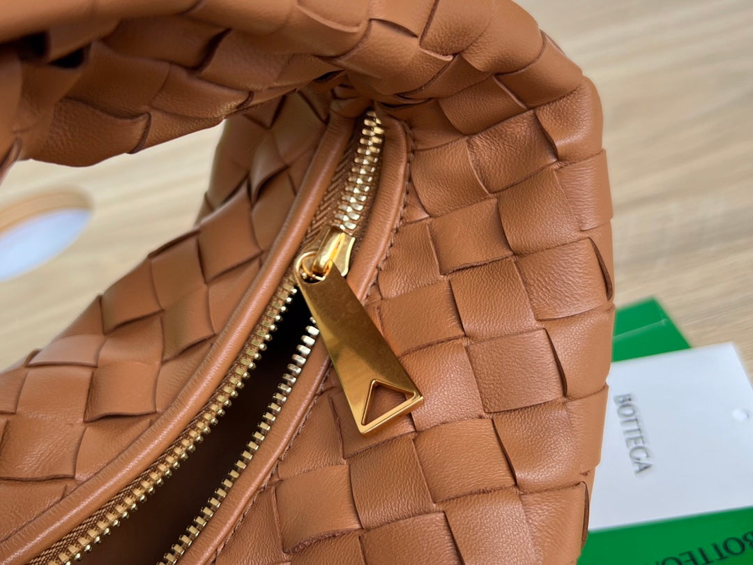 Bottega Veneta mini jodie 28 brown lambskin