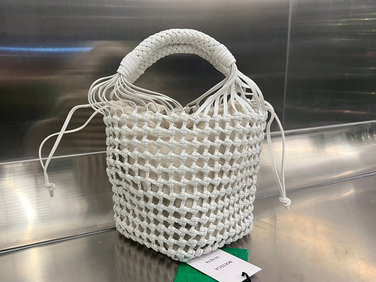 Bottega Veneta CAVALLINO 23 BAG IN WHITE LAMBSKIN