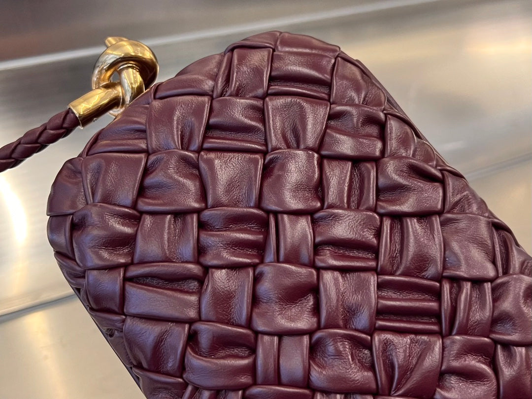 Bottega Veneta KNOT 20 IN BAROLO LAMBSKIN WITH CHAIN