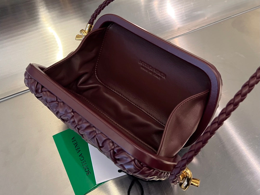 Bottega Veneta KNOT 20 IN BAROLO LAMBSKIN WITH CHAIN