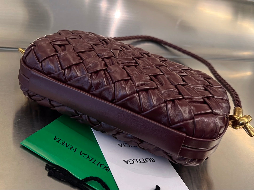 Bottega Veneta KNOT 20 IN BAROLO LAMBSKIN WITH CHAIN