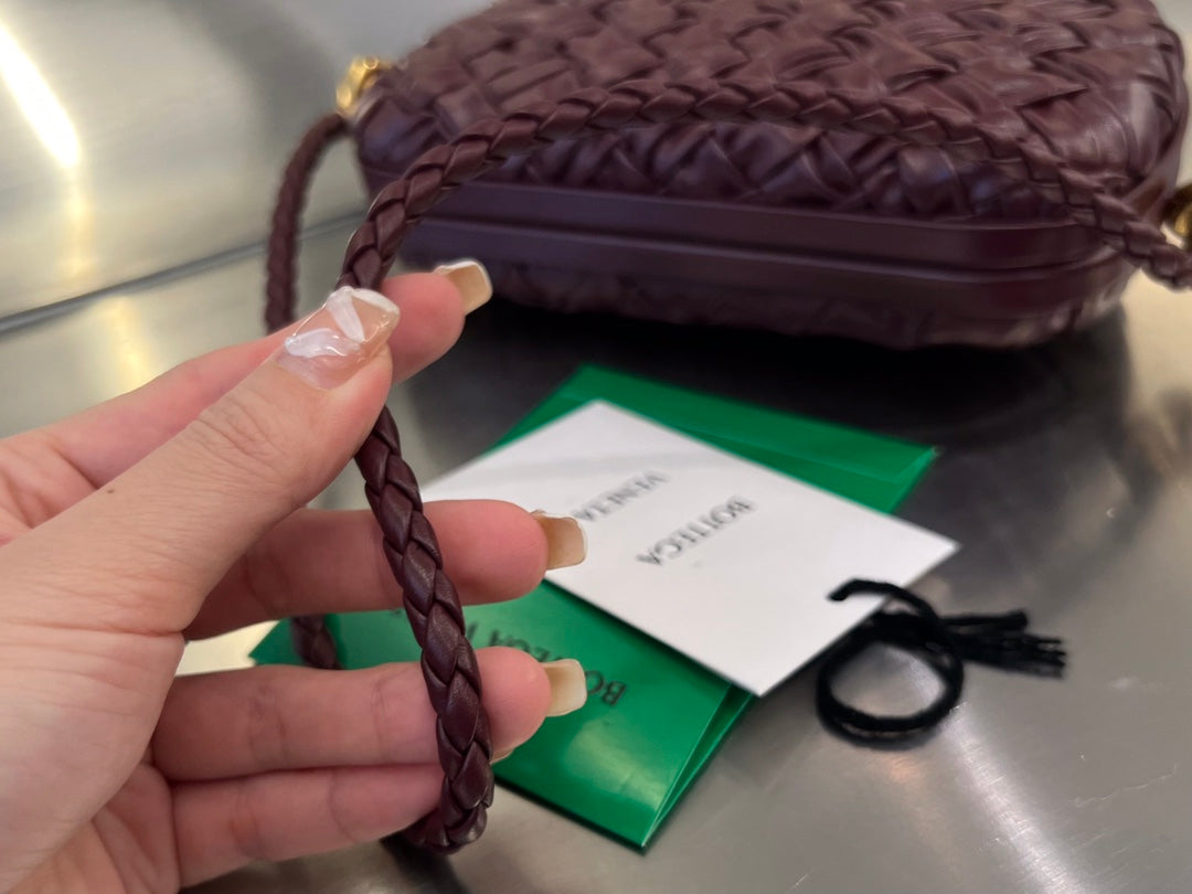 Bottega Veneta KNOT 20 IN BAROLO LAMBSKIN WITH CHAIN