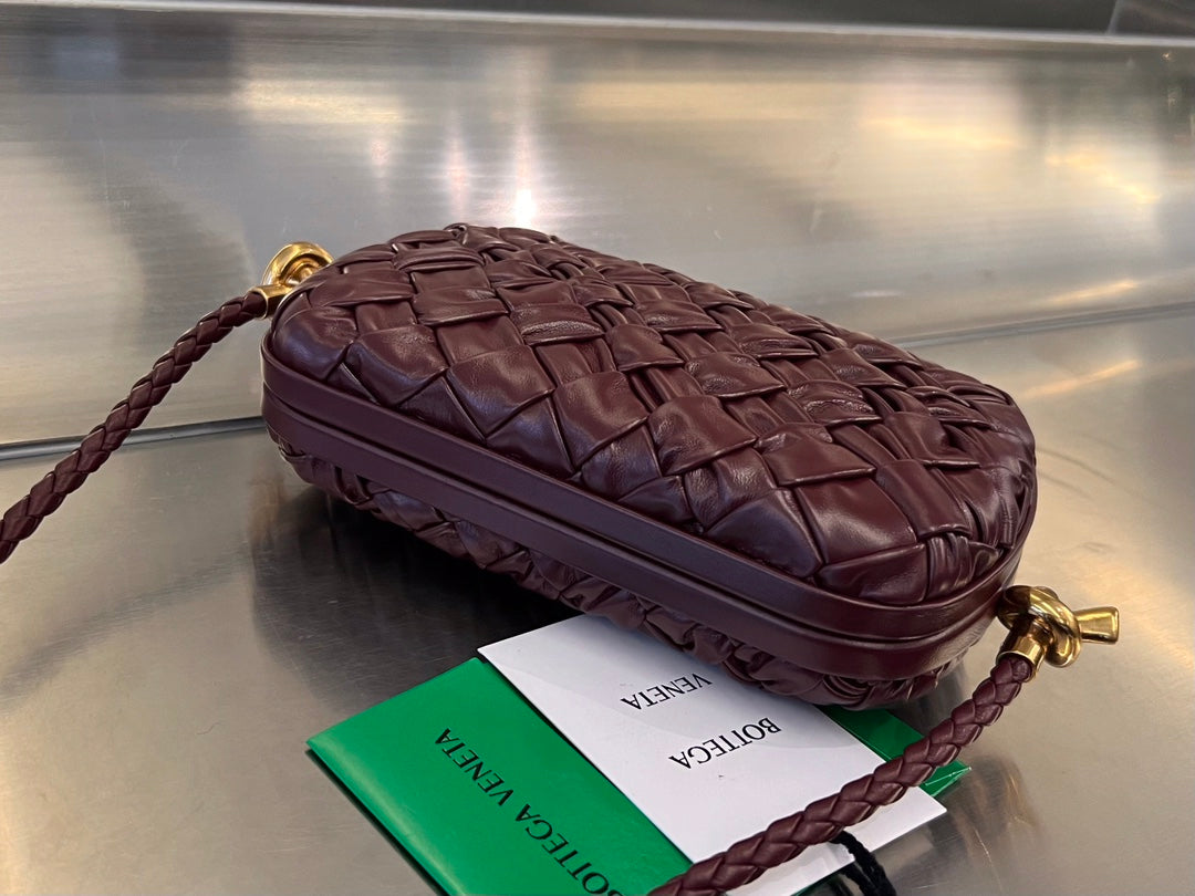 Bottega Veneta KNOT 20 IN BAROLO LAMBSKIN WITH CHAIN