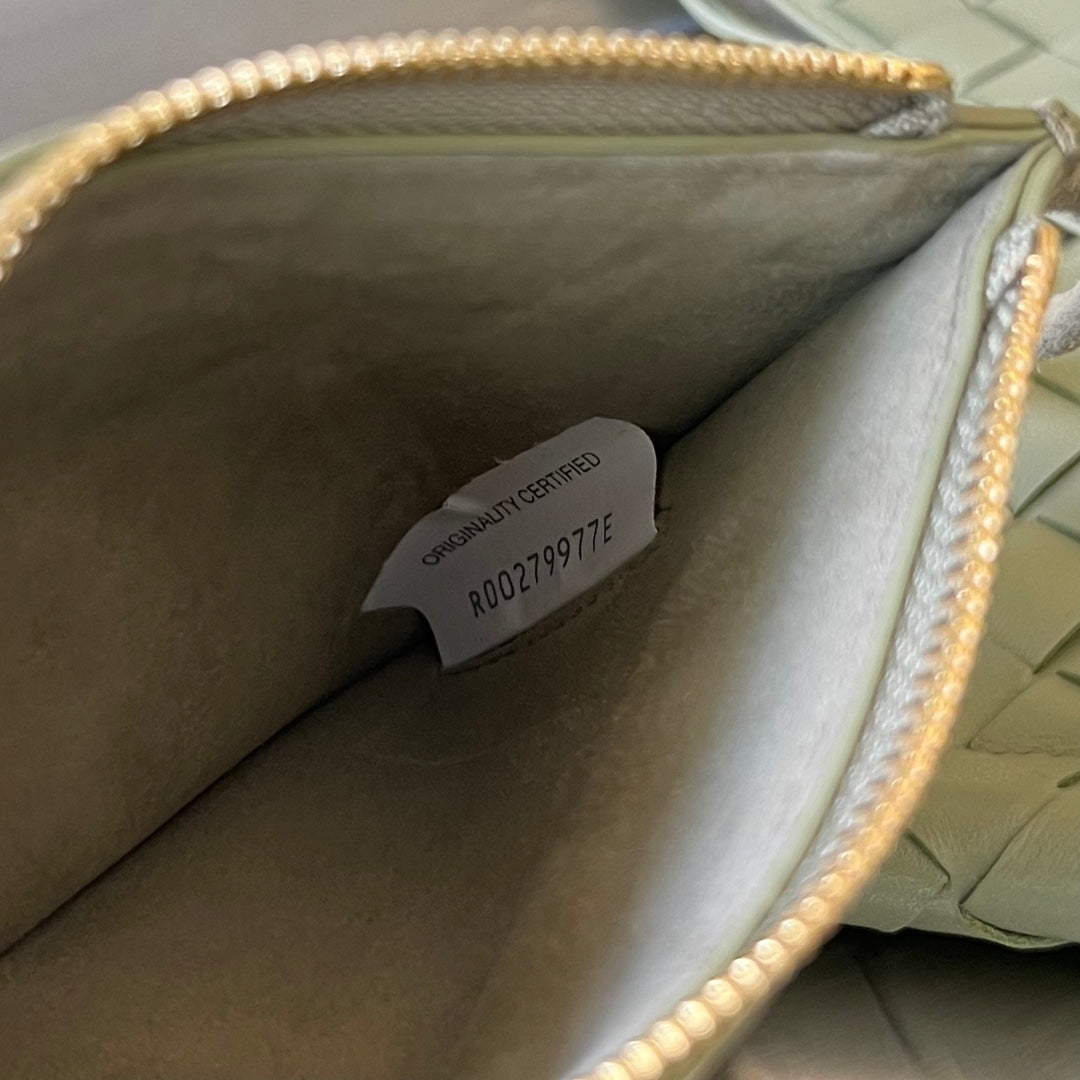 Bottega Veneta MINI SOLSTICE 30 SARDINE GREY LAMBSKIN