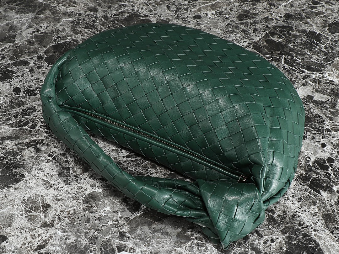 Bottega Veneta bv teen jodie 36cm dark green lambskin