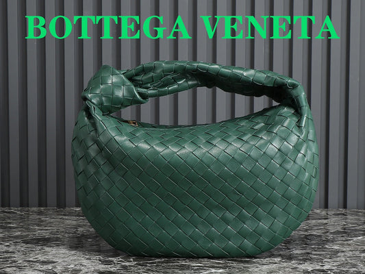 Bottega Veneta bv teen jodie 36cm dark green lambskin