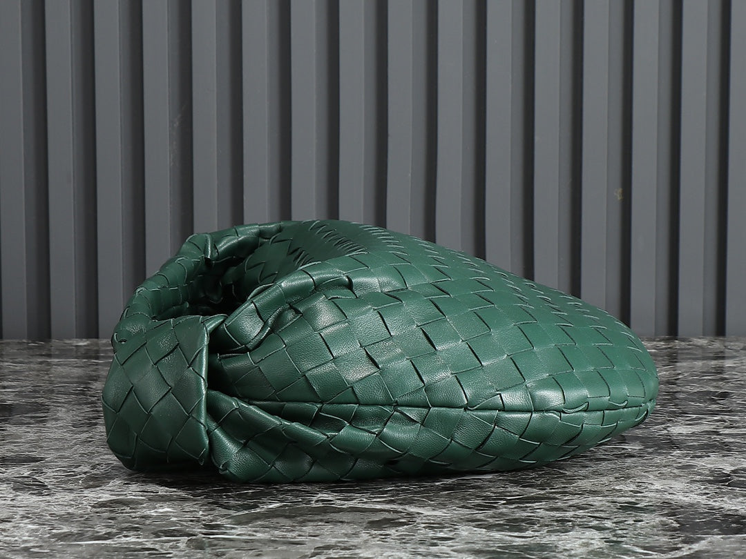 Bottega Veneta bv teen jodie 36cm dark green lambskin