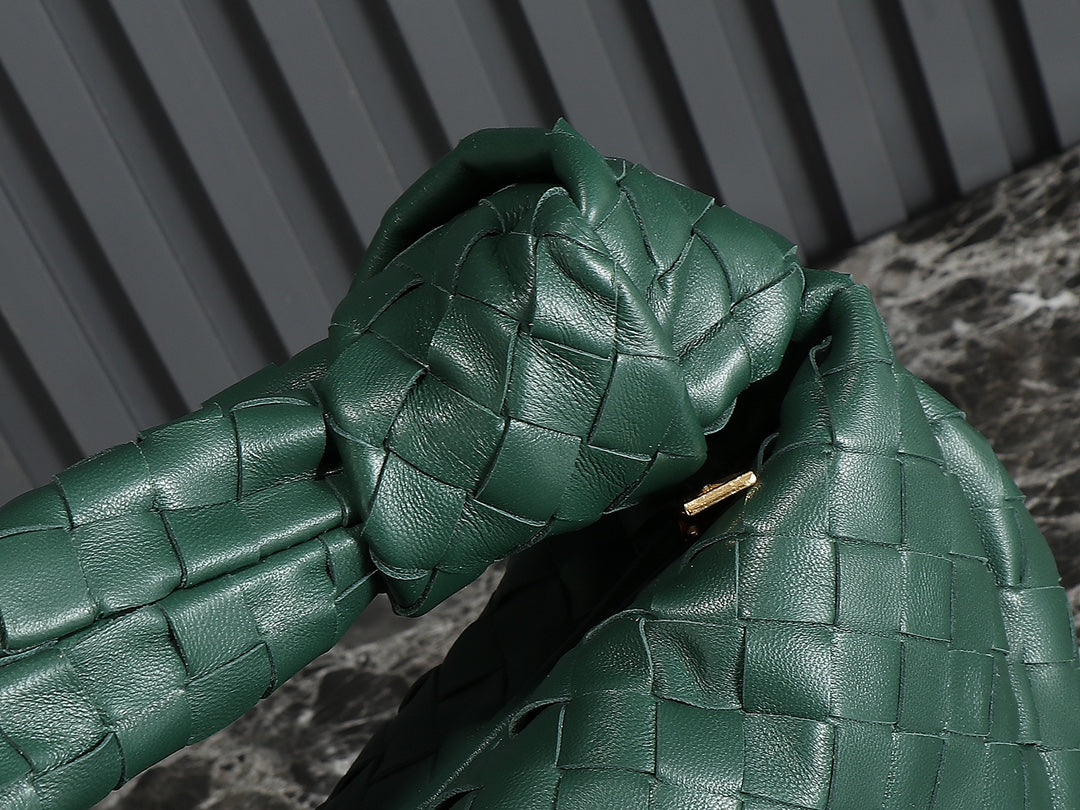 Bottega Veneta bv teen jodie 36cm dark green lambskin