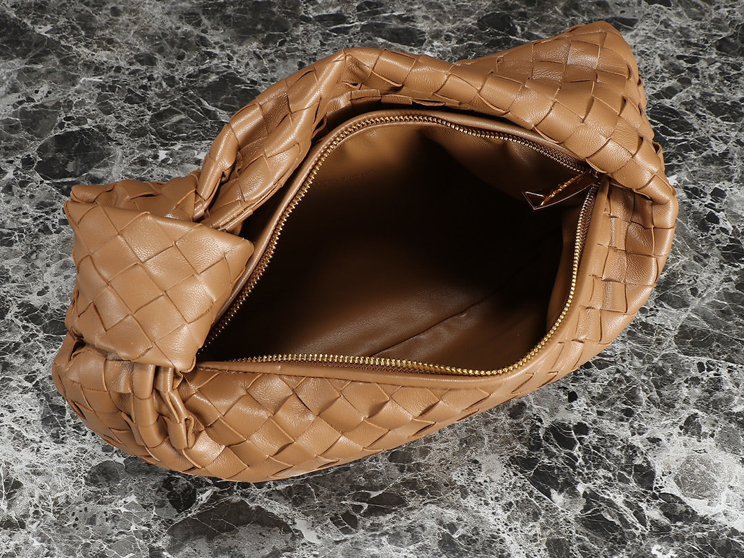 Bottega Veneta bv teen jodie 36cm brown lambskin